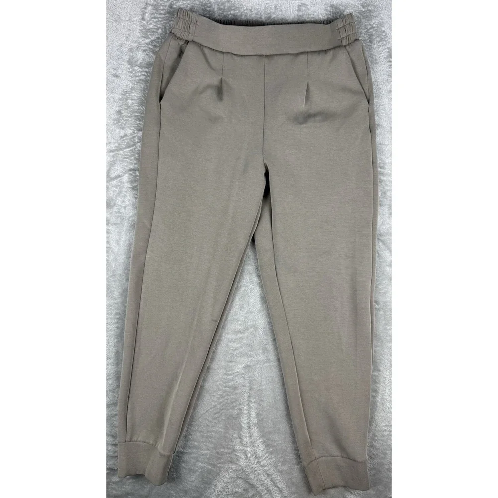 AVIA Women's XS Taupe Jogger Pants Stretch Pull On Athleisure